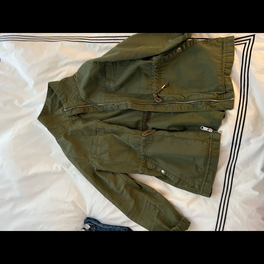 Old Navy Green Cargo Jacket